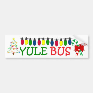 Para Coche Pegatina de Deco 2 del autobús de Yule