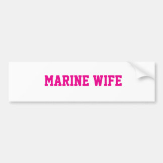 Para Coche Pegatina de esposa marina