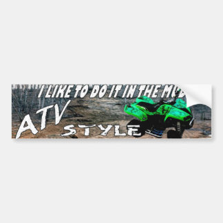PARA COCHE PEGATINA DE ESTILO ATV