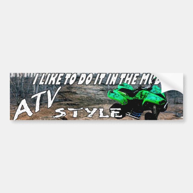 PARA COCHE PEGATINA DE ESTILO ATV (Frente)