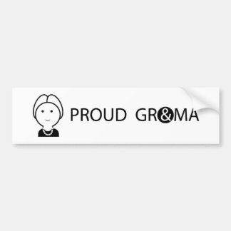 PARA COCHE PEGATINA DE GRANDMA1_BUMPER
