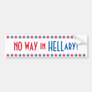 Para Coche Pegatina de Hillary Clinton 2016