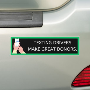 Para Coche Pegatina de Humor Moderna Anti-Texting
