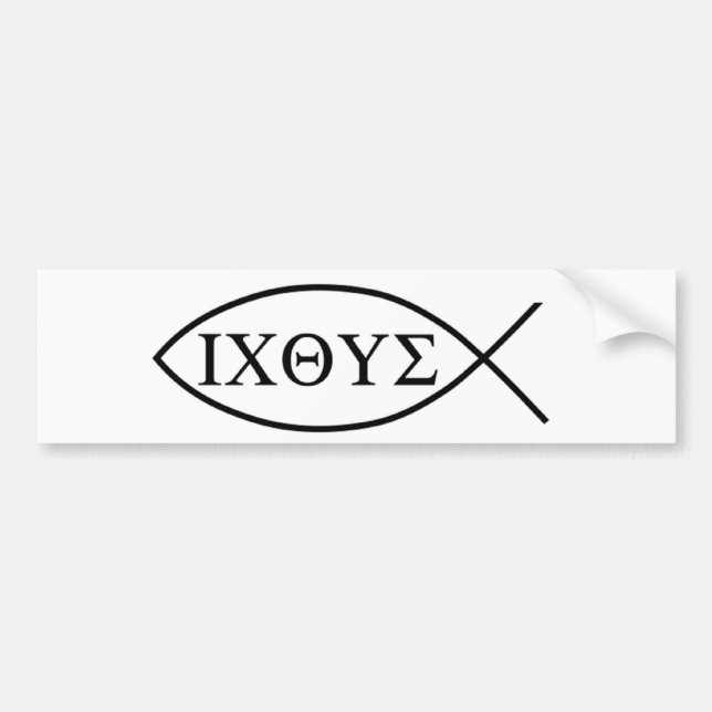 Para Coche Pegatina de Jesús (Frente)