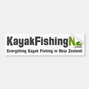 Para Coche pegatina de KayakFishingNZ.com