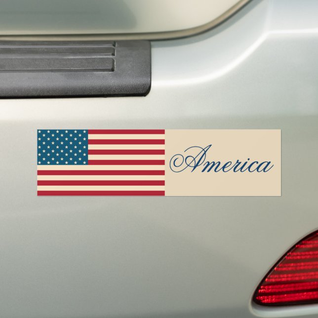 Para Coche Pegatina de la bandera americana (en coche)