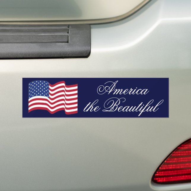 Para Coche Pegatina de la bandera americana (en coche)