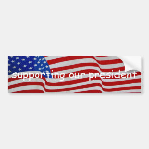 Para Coche pegatina de la bandera del presidente