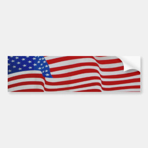 Para Coche pegatina de la bandera que agita