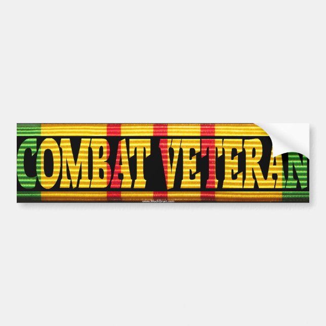 Para Coche Pegatina de la cinta del veterano VSM del combate (Frente)