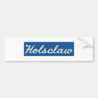 Para Coche Pegatina de la defensa de Holsclaw