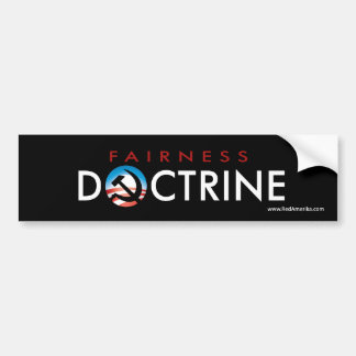 Para Coche Pegatina de la doctrina de la imparcialidad de