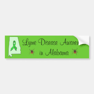 Para Coche Pegatina de la Enfermedad de Lyme en Alabama