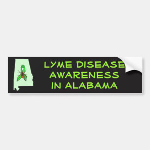Para Coche Pegatina de la Enfermedad de Lyme en Alabama