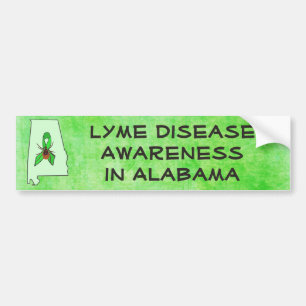 Para Coche Pegatina de la Enfermedad de Lyme en Alabama