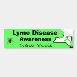 Para Coche Pegatina de la Enfermedad de Lyme en Nueva York