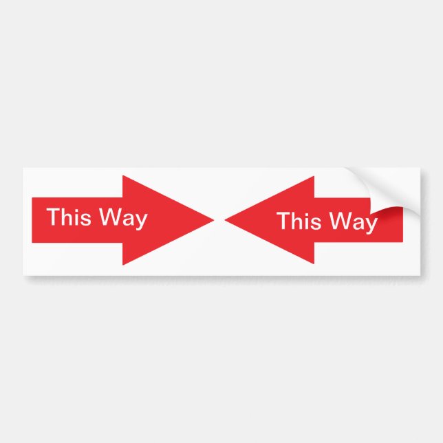 Para Coche Pegatina de la flecha (Frente)