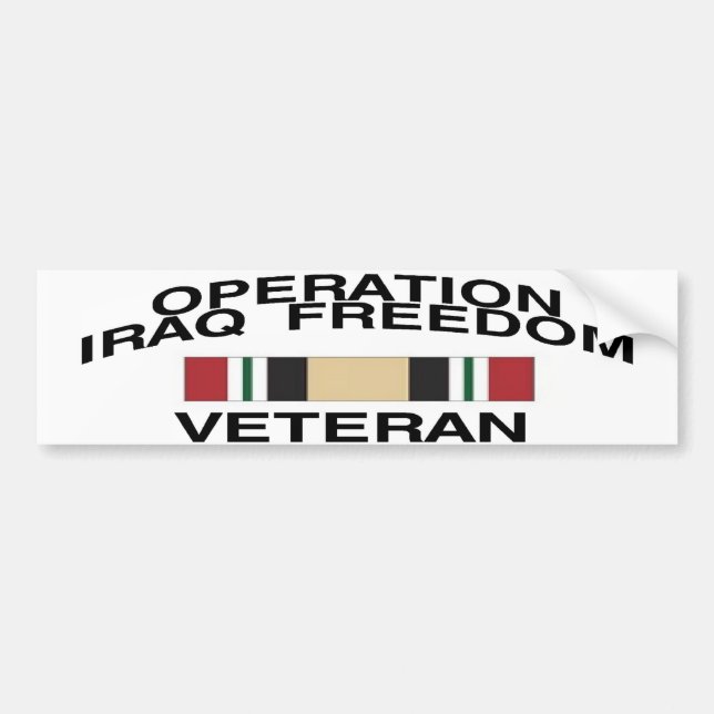 PARA COCHE PEGATINA DE LA LIBERTAD DE IRQ (Frente)