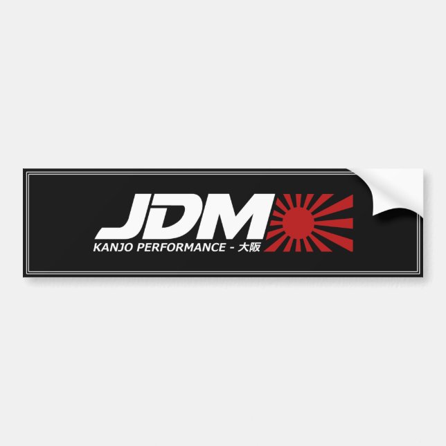 Para Coche Pegatina de la palmada de JDM (Frente)