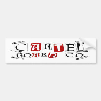 Para Coche Pegatina de la seguridad del cártel