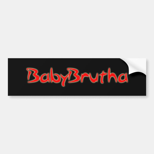Para Coche Pegatina de Logo_Bumper del BB de Myspace (Frente)