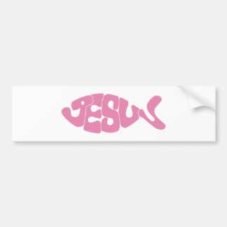 Para Coche Pegatina de los pescados de Jesús