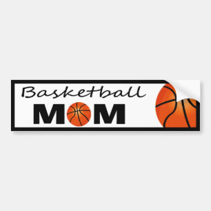 Para Coche Pegatina de mamá de baloncesto