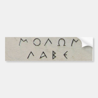 Para Coche Pegatina de Molon Labe