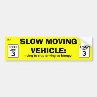 Para Coche Pegatina de movimiento lento del vehículo