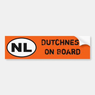 Para Coche Pegatina de NL - Dutchness a bordo