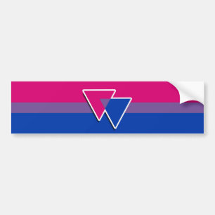 Para Coche Pegatina de orgullo bisexual
