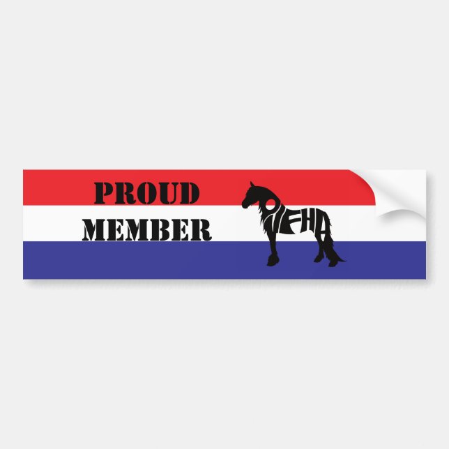 Para Coche Pegatina de OVFHA (Frente)