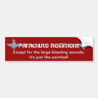 Para Coche pegatina de "Paintball" del regimiento del