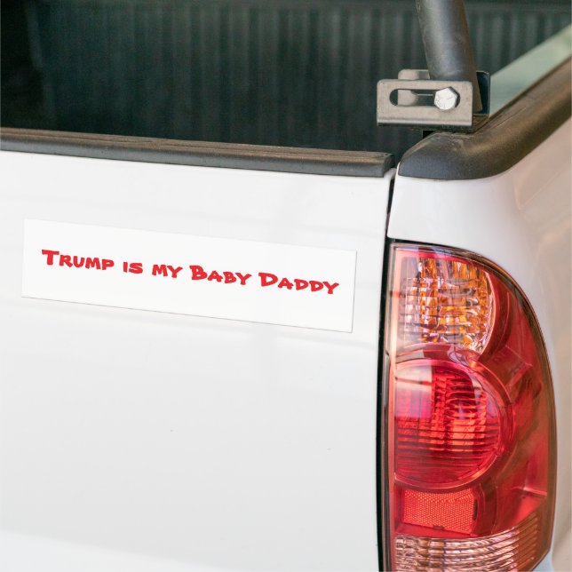 Para Coche Pegatina de papi bebé de Trump (En Camión)