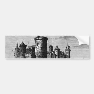 Para Coche Pegatina de paracaídas de castillo medieval