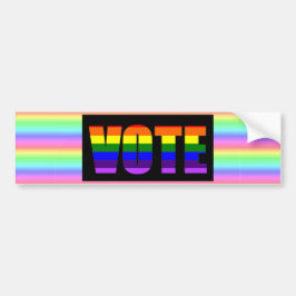 Para Coche Pegatina de paracaídas LGBT arcoiris