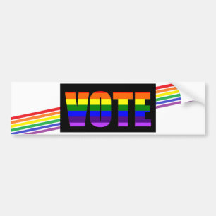 Para Coche Pegatina de paracaídas LGBT arcoiris