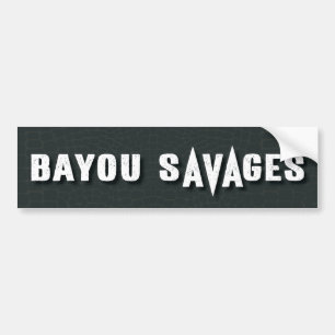Para Coche Pegatina de parachoques Bayou Savages