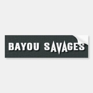 Para Coche Pegatina de parachoques Bayou Savages