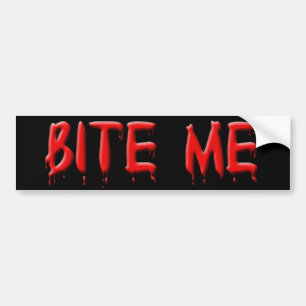 Para Coche Pegatina de parachoques Bite Me
