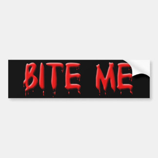 Para Coche Pegatina de parachoques Bite Me
