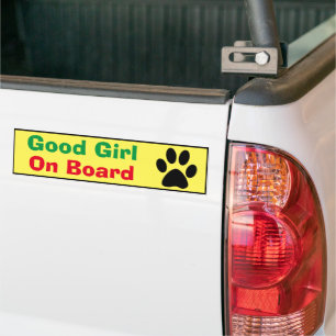 Para Coche Pegatina de parachoques - Buen Chica a bordo