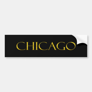 Para Coche Pegatina de parachoques CHICAGO