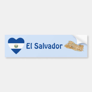 Para Coche Pegatina de Parachoques con Corazón y Mapa de la B