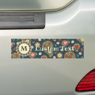Para Coche Pegatina de parachoques con estampado de paisley d