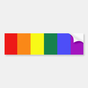 Para Coche Pegatina de parachoques con la bandera del orgullo