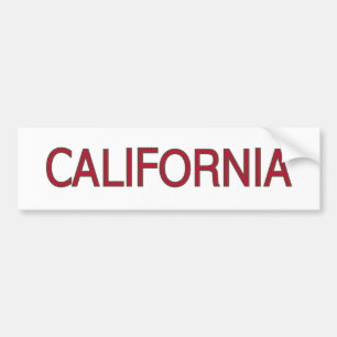 Para Coche Pegatina de parachoques de California