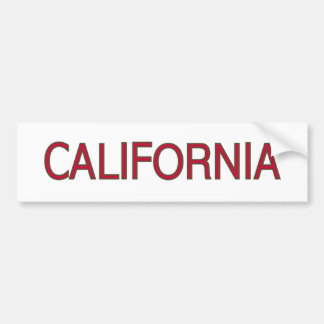 Para Coche Pegatina de parachoques de California