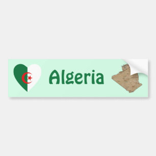Para Coche Pegatina de Parachoques de Corazón con Bandera de 