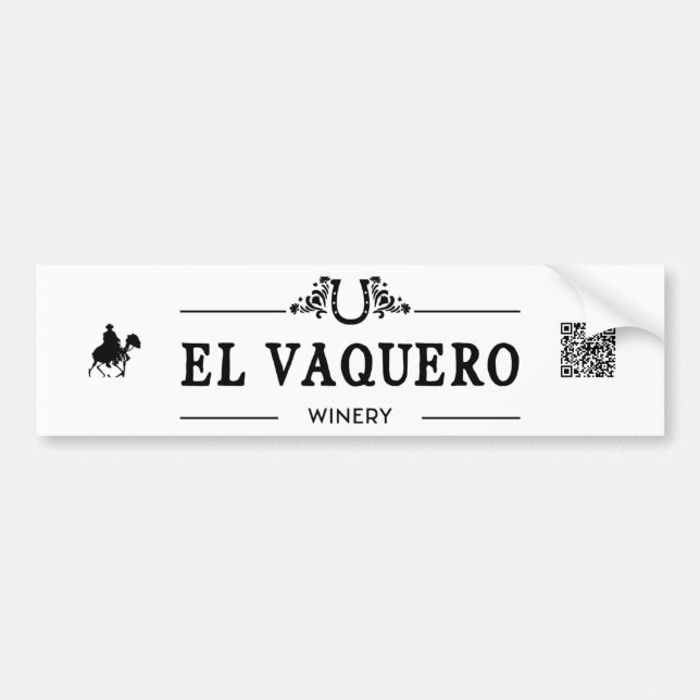 Para Coche Pegatina de parachoques de El Vaquero (Frente)
